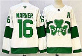 Men's Toronto Maple Leafs #16 Mitchell Marner White Green 2024-25 With A Patch Stitched Jersey,baseball caps,new era cap wholesale,wholesale hats